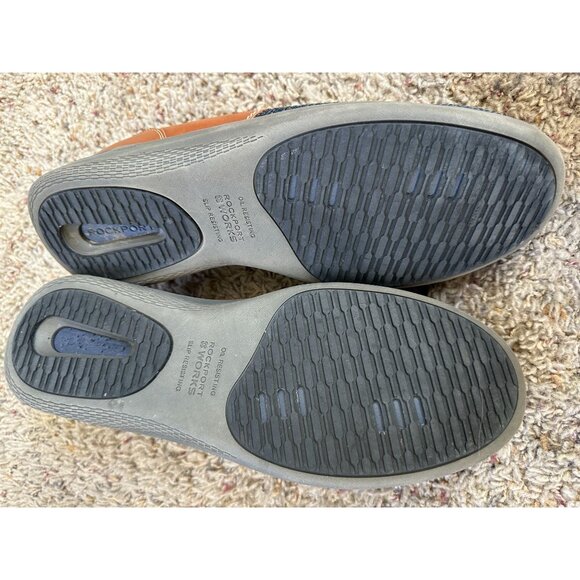 Rockport Works TruFlex Mens Lightweight Oil & Slip Resistant Shoes Size 12W Navy - Picture 6 of 8